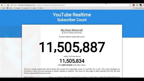 real time youtube subscriber count|Real